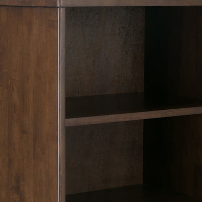 Harper - Bookcase With Storage - Walnut Brown - The Sleep Loft - Online Mattress Showroom NYC