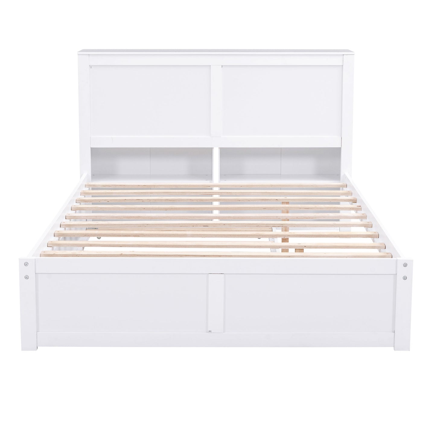 Storage Platform Bed With Pull Out Shelves And Trundle - The Sleep Loft - Online Mattress Showroom NYC