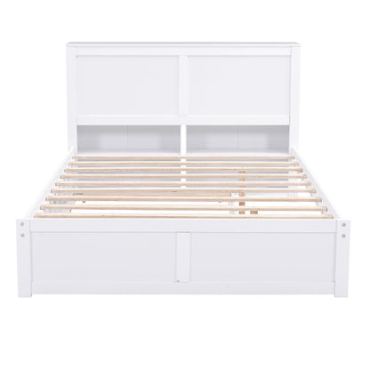 Storage Platform Bed With Pull Out Shelves And Trundle - The Sleep Loft - Online Mattress Showroom NYC