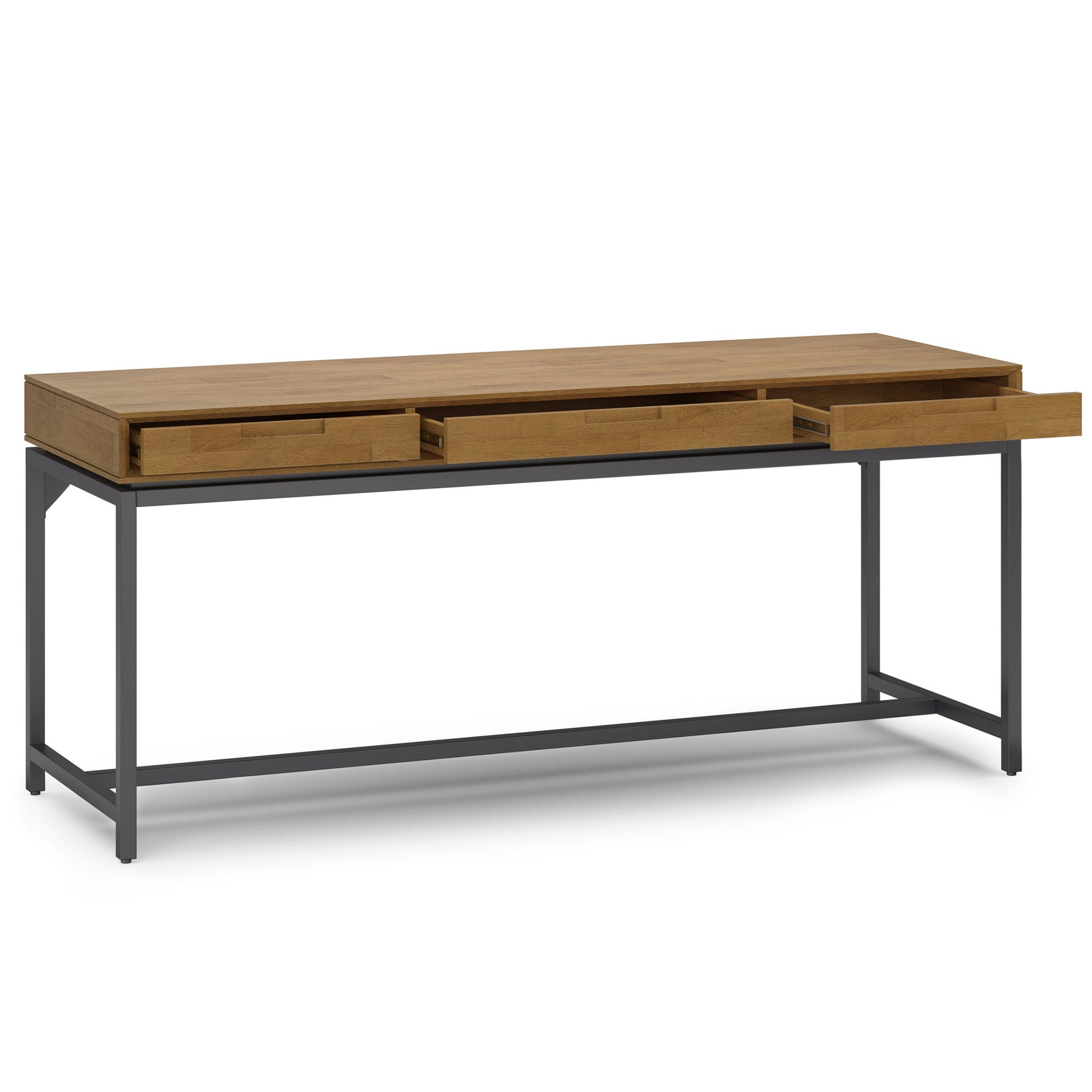 Banting - Mid Century Wide Desk, Handcrafted - The Sleep Loft - Online Mattress Showroom NYC