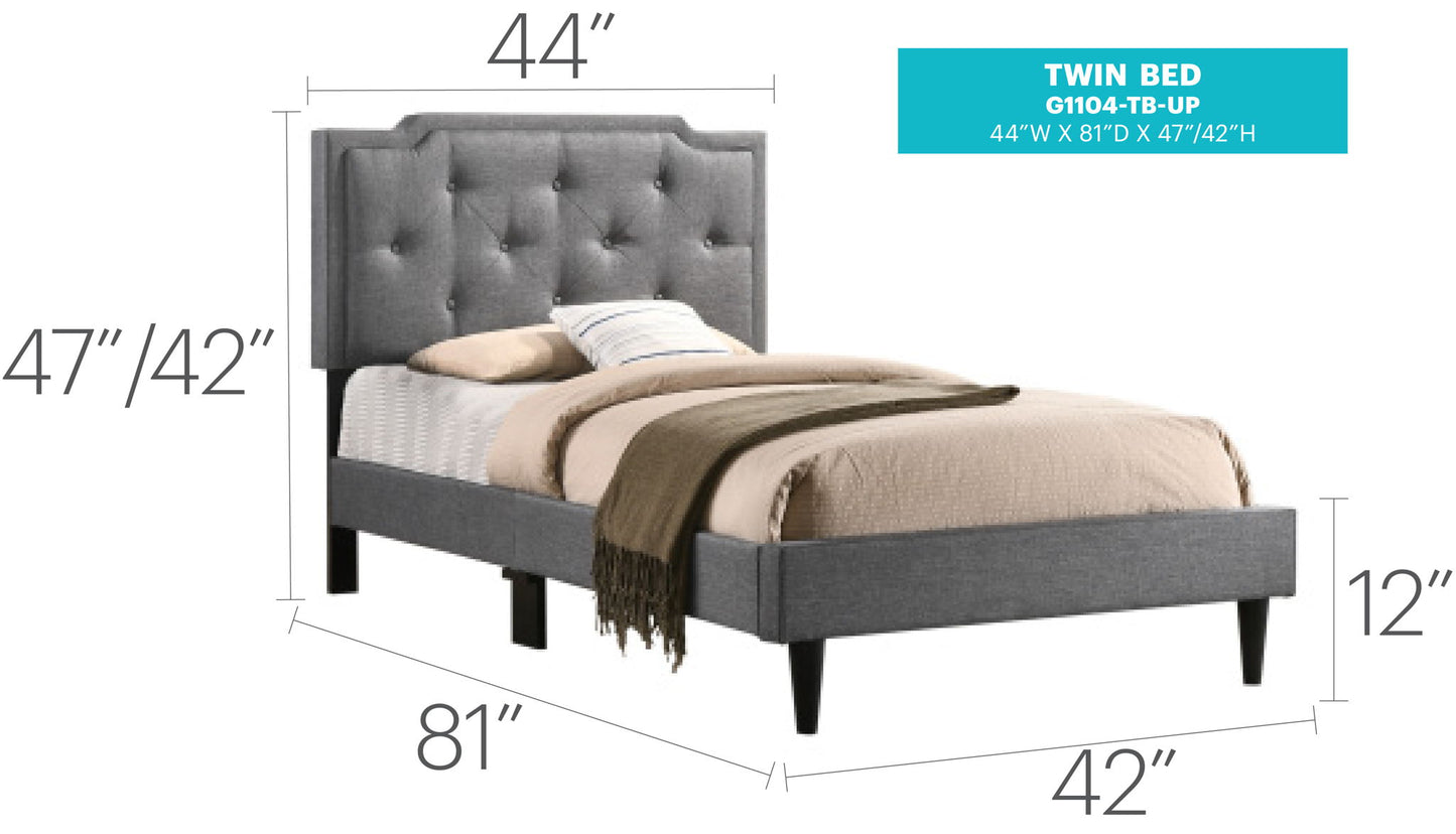 Button Tufted Bed Charming For Cozy Spaces - The Sleep Loft - Online Mattress Showroom NYC