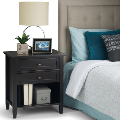 Warm Shaker - Handcrafted Bedside Table - The Sleep Loft - Online Mattress Showroom NYC