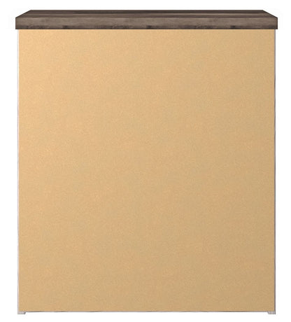 Gerridan - Two Drawer Night Stand - White / Gray - The Sleep Loft - Online Mattress Showroom NYC