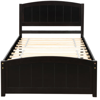 Platform Bed & Headboard, Footboard And Wood Slat Support - The Sleep Loft - Online Mattress Showroom NYC
