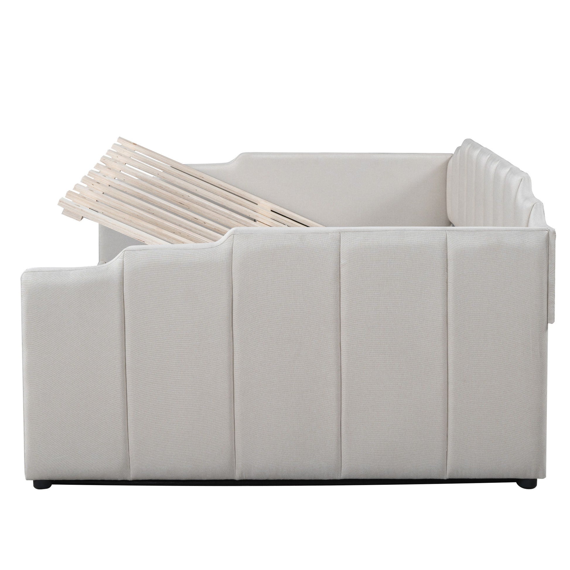 Modern Upholstered Daybed With Underneath Storage - The Sleep Loft - Online Mattress Showroom NYC