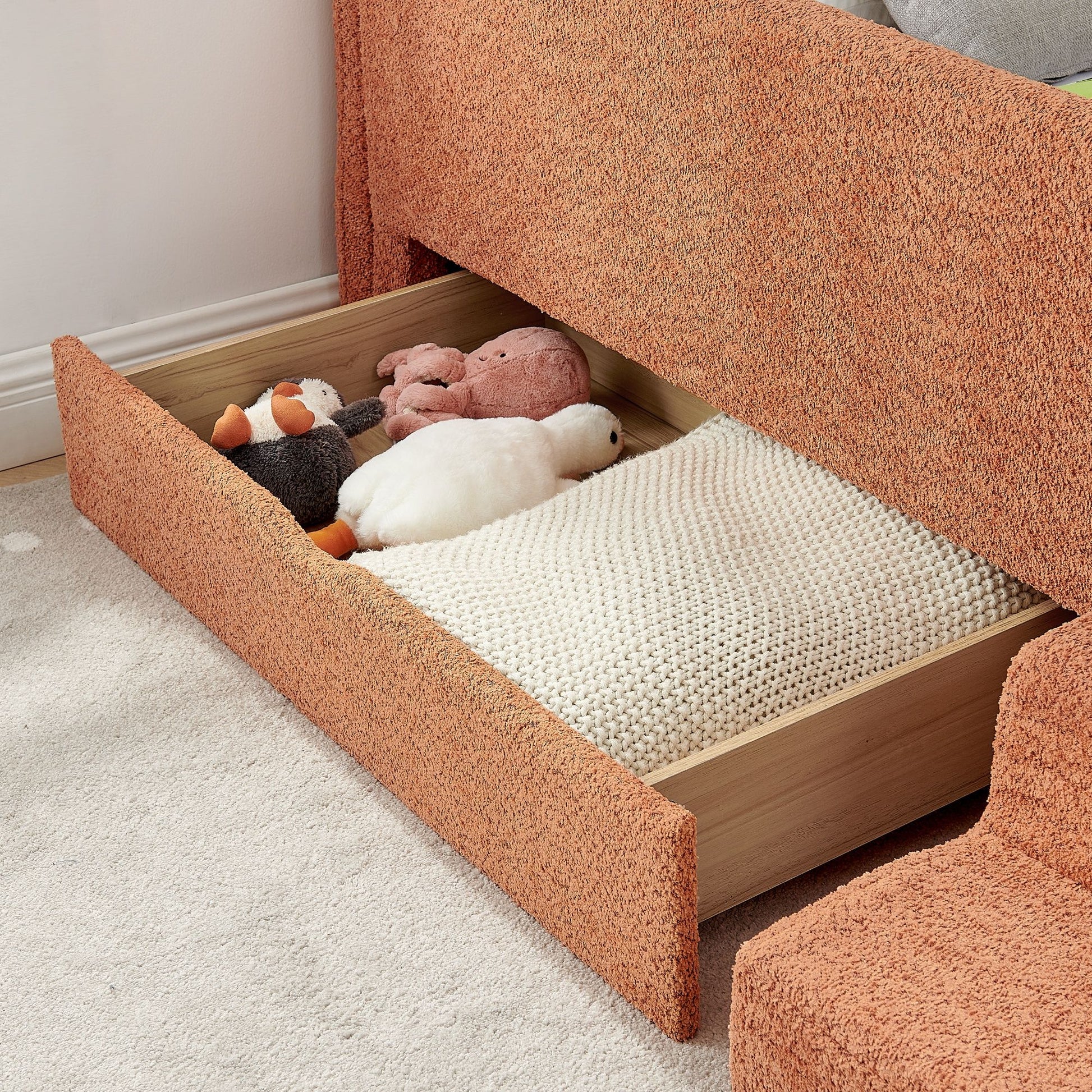 Safe Kids Bed With Guardrails And Storage - The Sleep Loft - Online Mattress Showroom NYC