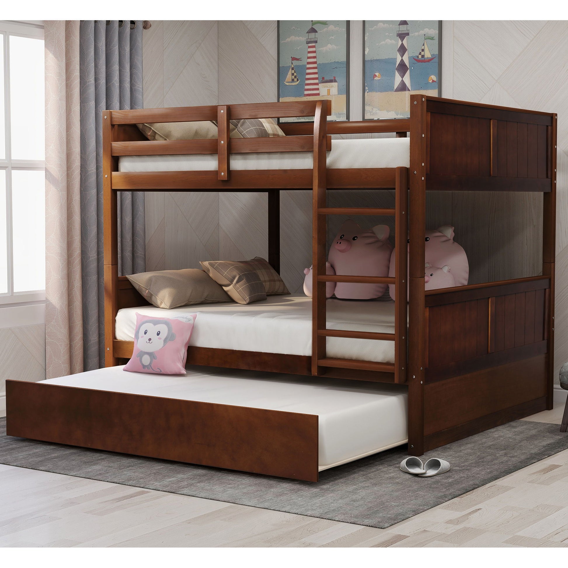 Bunk Bed With Twin Size Trundle - The Sleep Loft - Online Mattress Showroom NYC