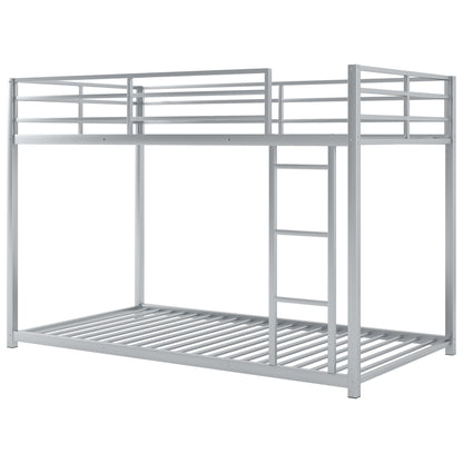 Metal Bunk Bed, Low Bunk Bed With Ladder - The Sleep Loft - Online Mattress Showroom NYC