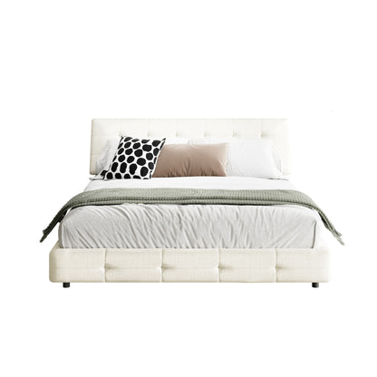 Tufted Headboard With Extra-Large Ultra-Soft Cloud Pillow Design - The Sleep Loft - Online Mattress Showroom NYC