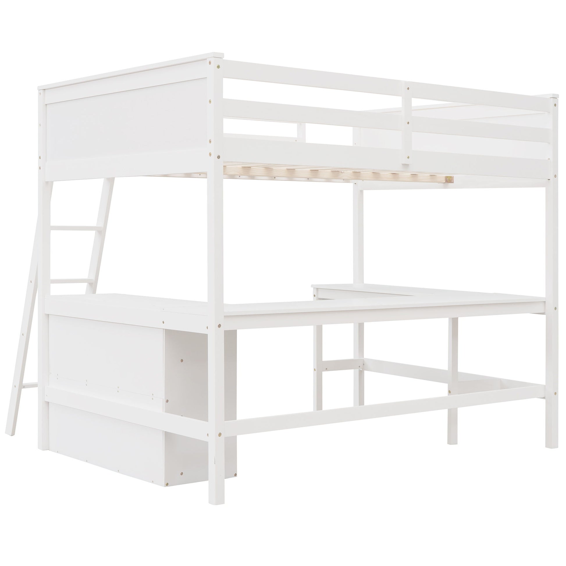 Loft Bed With Shelves With Desk - The Sleep Loft - Online Mattress Showroom NYC