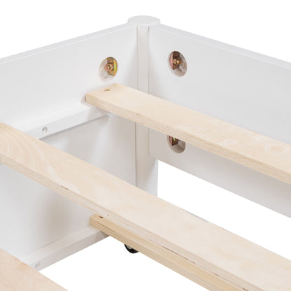 Platform Bed With 2 Big Drawers & Trundle - The Sleep Loft - Online Mattress Showroom NYC