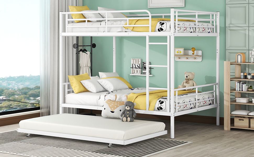 Steel Construction Bunk Bed - The Sleep Loft - Online Mattress Showroom NYC