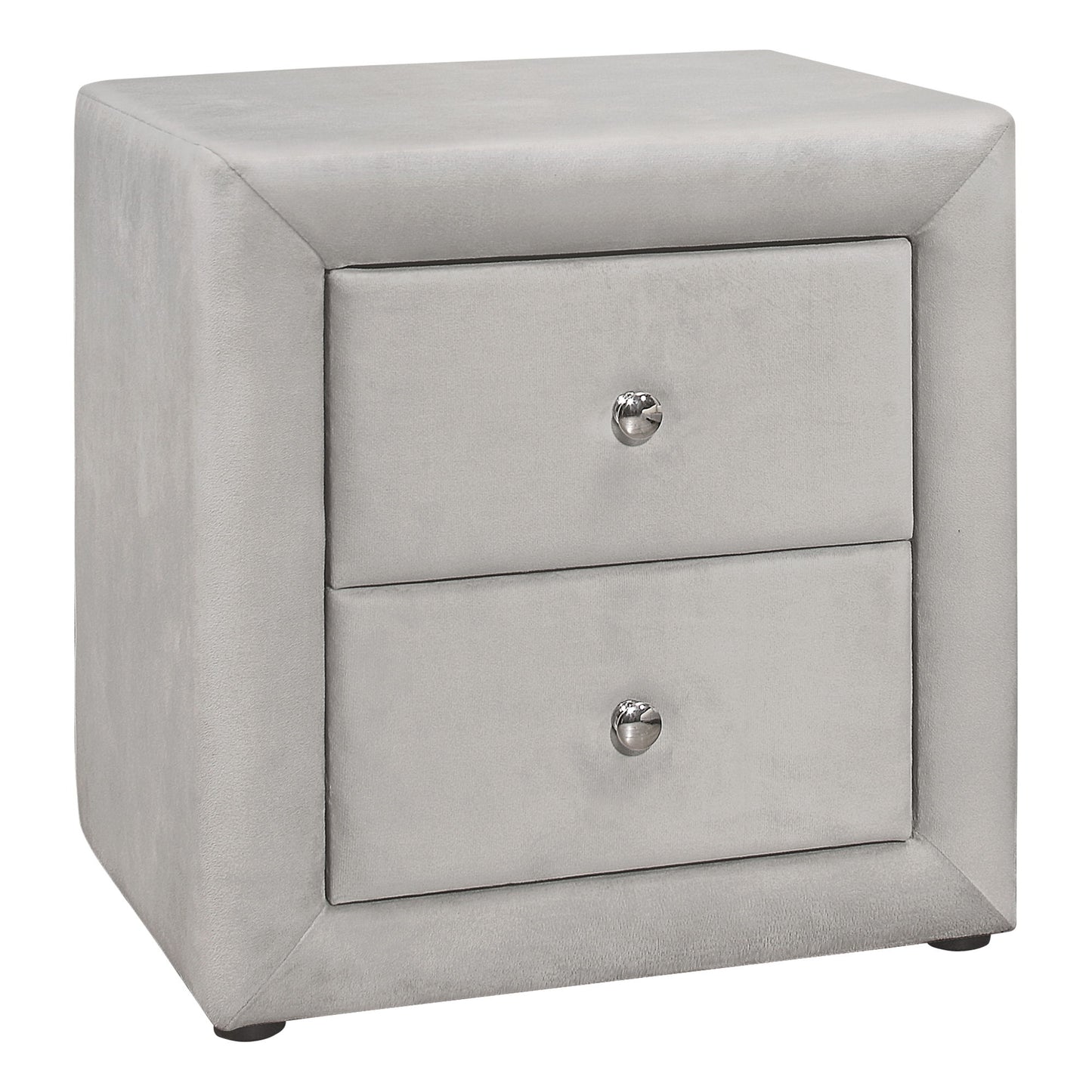 Nightstand, Storage Drawer Versatile Use, Upholstered, Transitional - The Sleep Loft - Online Mattress Showroom NYC