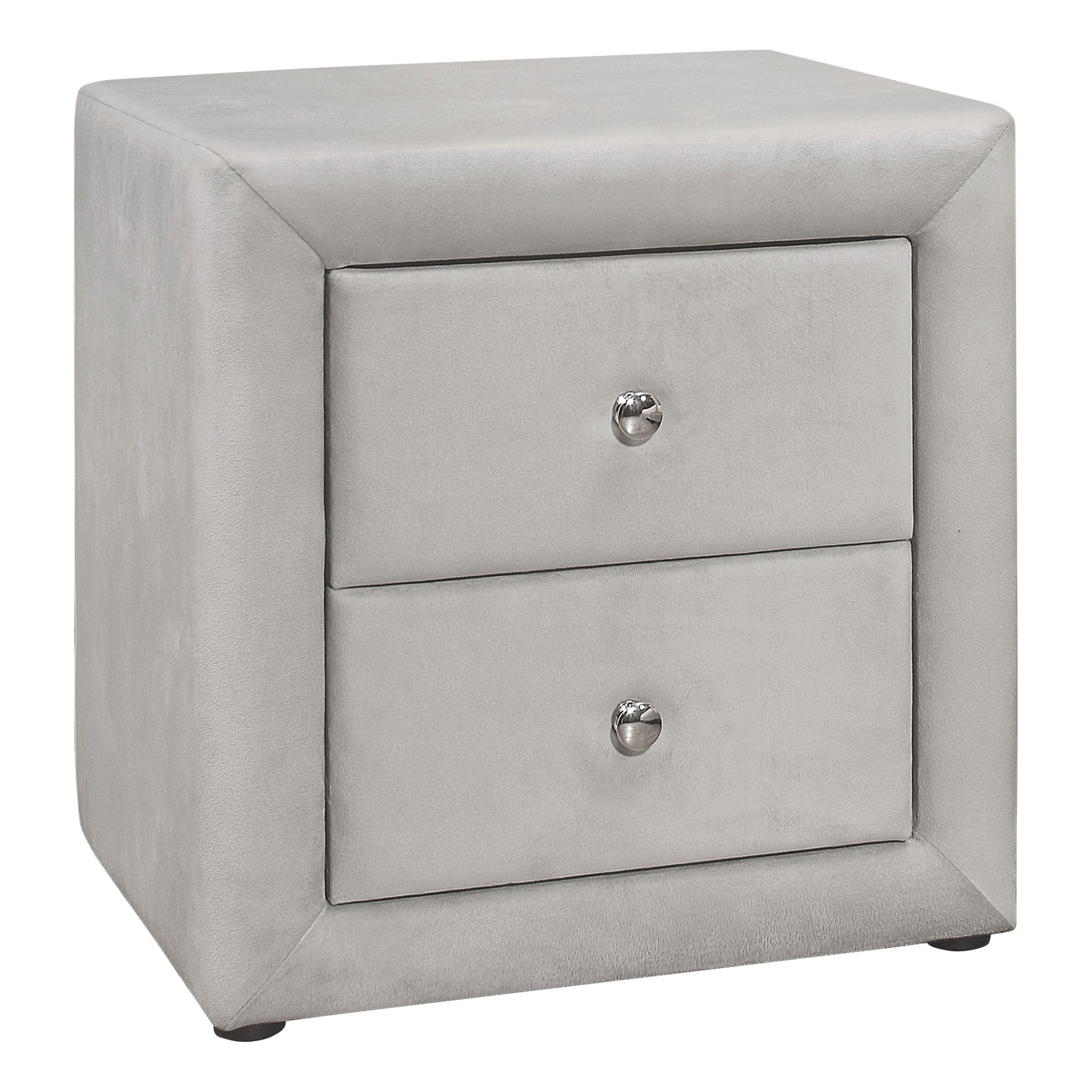 Nightstand, Storage Drawer Versatile Use, Upholstered, Transitional - The Sleep Loft - Online Mattress Showroom NYC