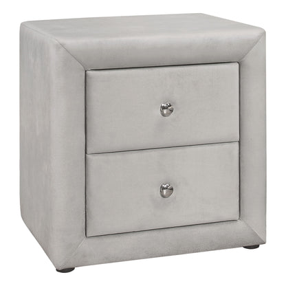Nightstand, Storage Drawer Versatile Use, Upholstered, Transitional - The Sleep Loft - Online Mattress Showroom NYC