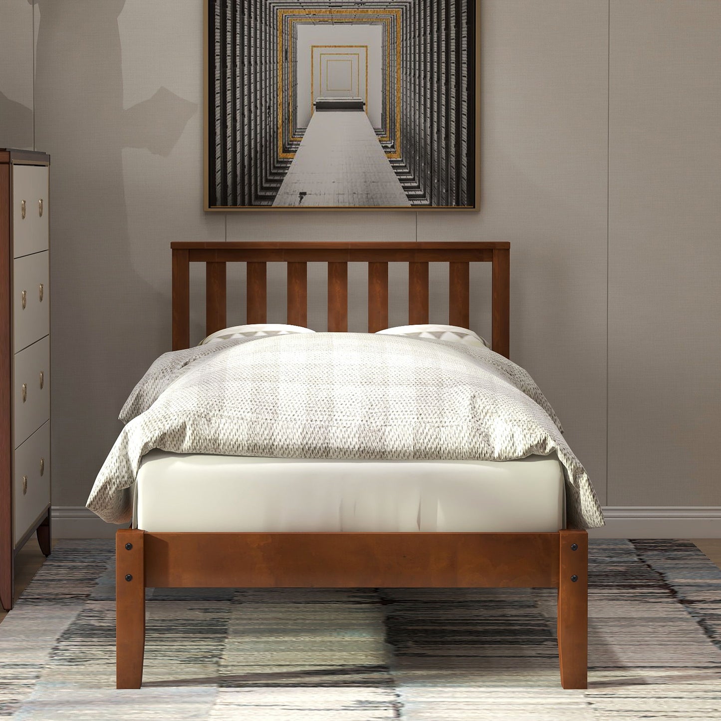 Platform Bed With Headboard, Footboard, Slat Support - The Sleep Loft - Online Mattress Showroom NYC
