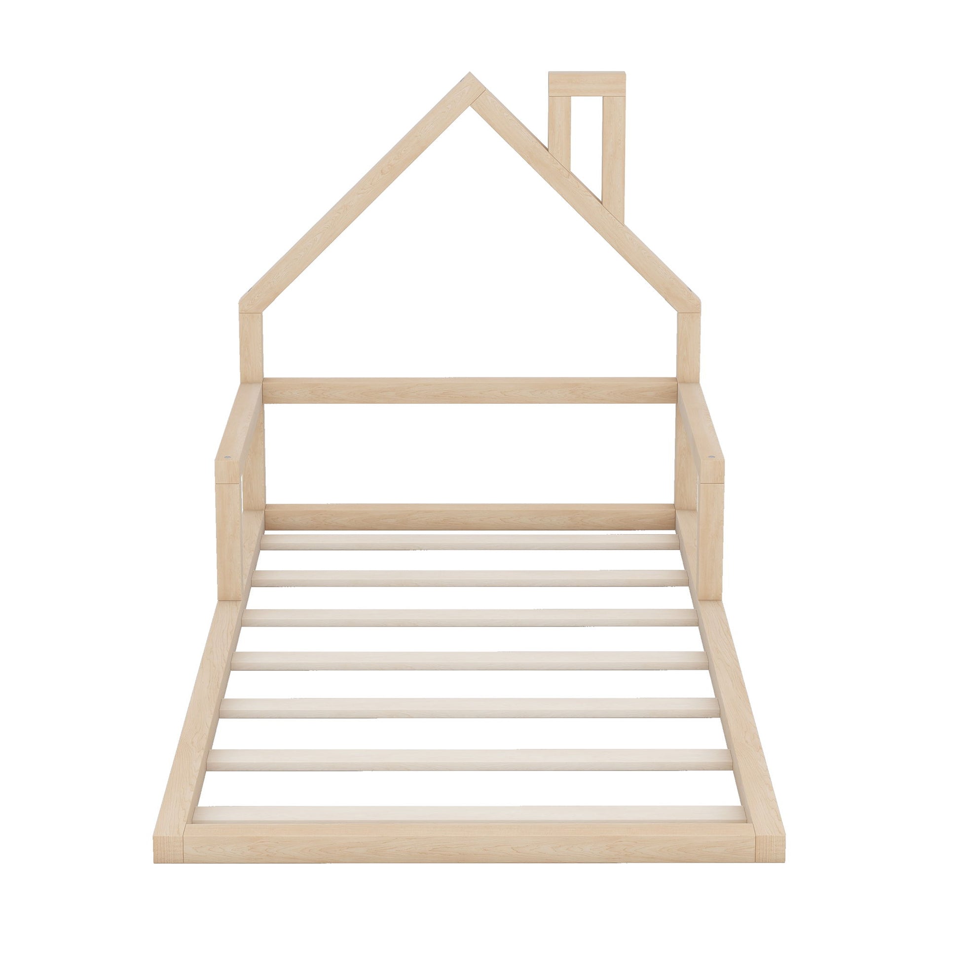 Floor Bed With House Shaped Headboard - The Sleep Loft - Online Mattress Showroom NYC