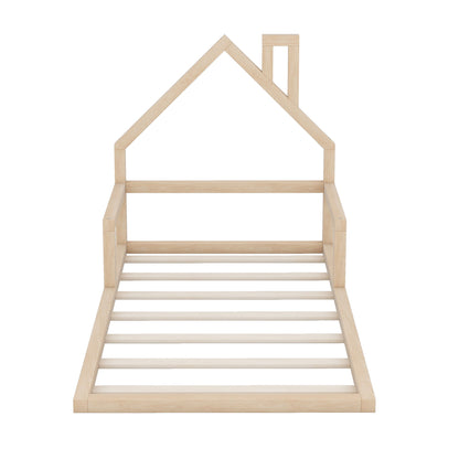 Floor Bed With House Shaped Headboard - The Sleep Loft - Online Mattress Showroom NYC
