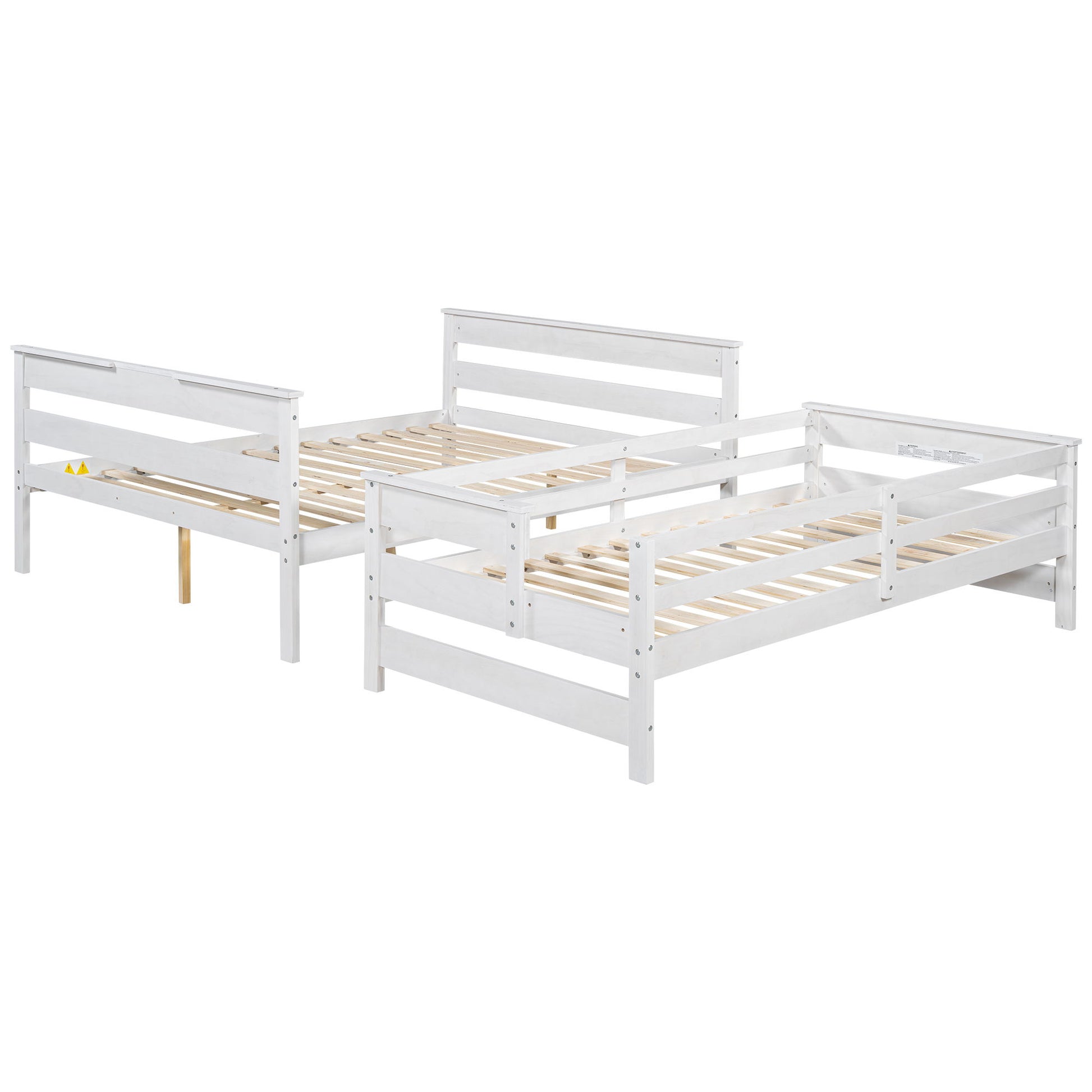 Detachable Design Bunk Bed With Ladder - The Sleep Loft - Online Mattress Showroom NYC