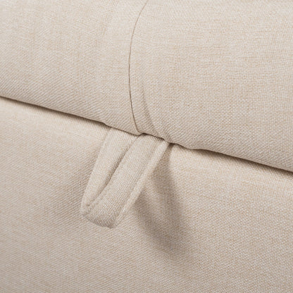 Jacqueline - Tufted Roll Arm Storage Bench - The Sleep Loft - Online Mattress Showroom NYC