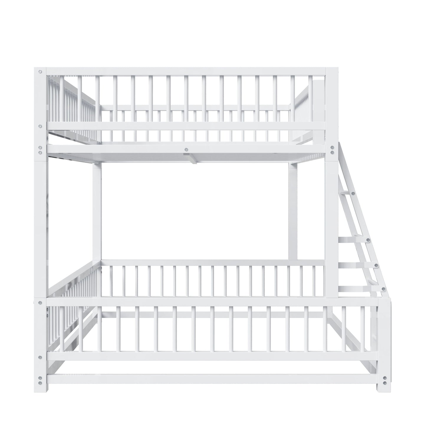 Bunk Bed Frame With Ladder And Safety Guardrails - The Sleep Loft - Online Mattress Showroom NYC