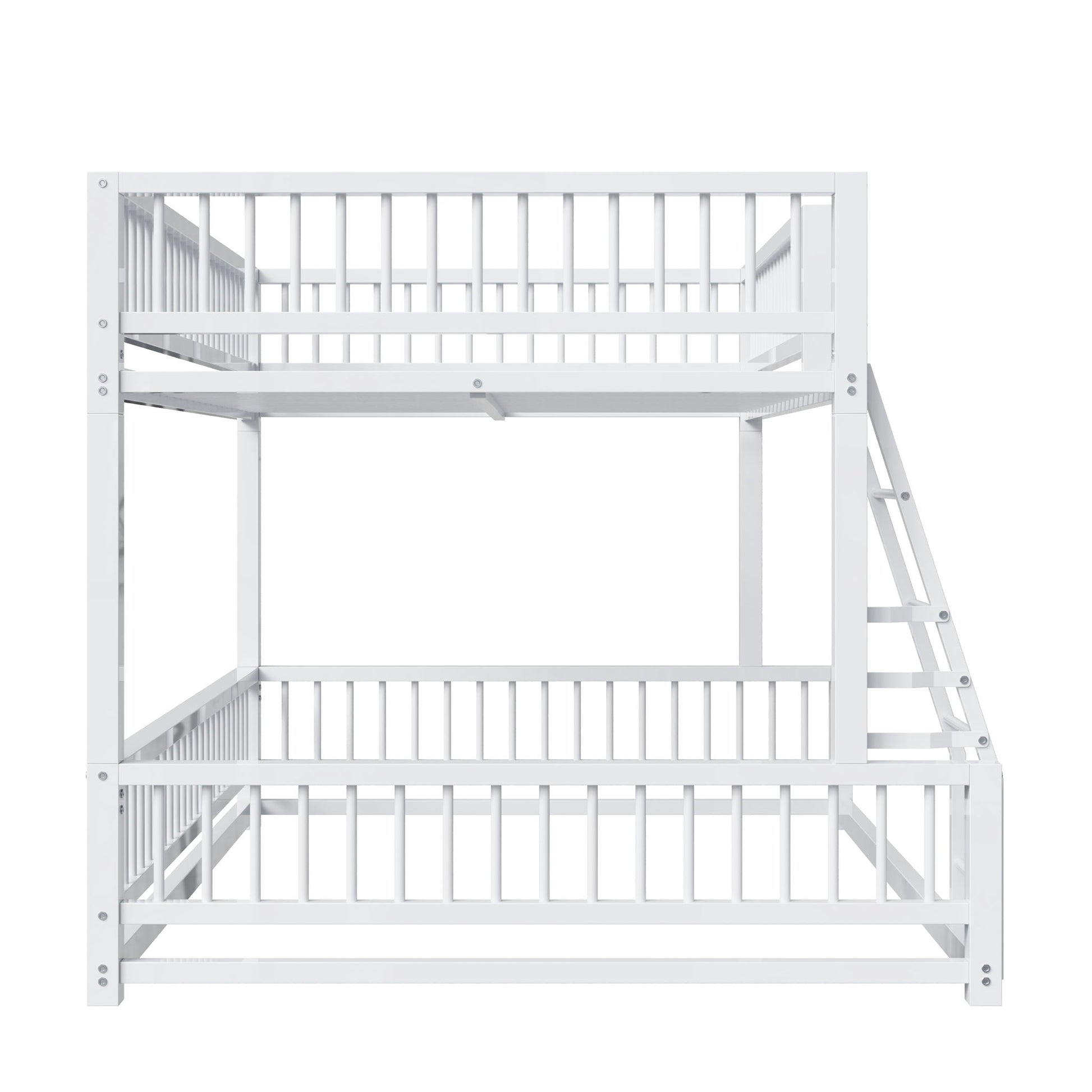 Bunk Bed Frame With Ladder And Safety Guardrails - The Sleep Loft - Online Mattress Showroom NYC