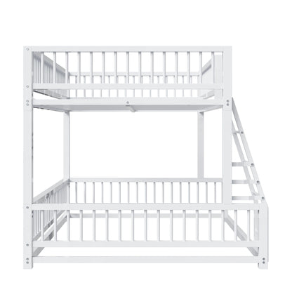 Bunk Bed Frame With Ladder And Safety Guardrails - The Sleep Loft - Online Mattress Showroom NYC