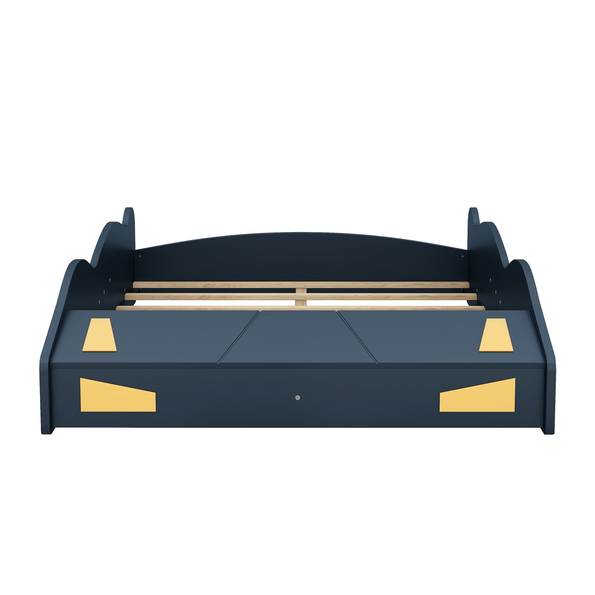 Race Car Shaped Platform Bed With Wheels And Storage - The Sleep Loft - Online Mattress Showroom NYC