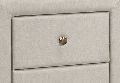 Nightstand, Storage Drawer Versatile Use, Upholstered, Transitional - The Sleep Loft - Online Mattress Showroom NYC