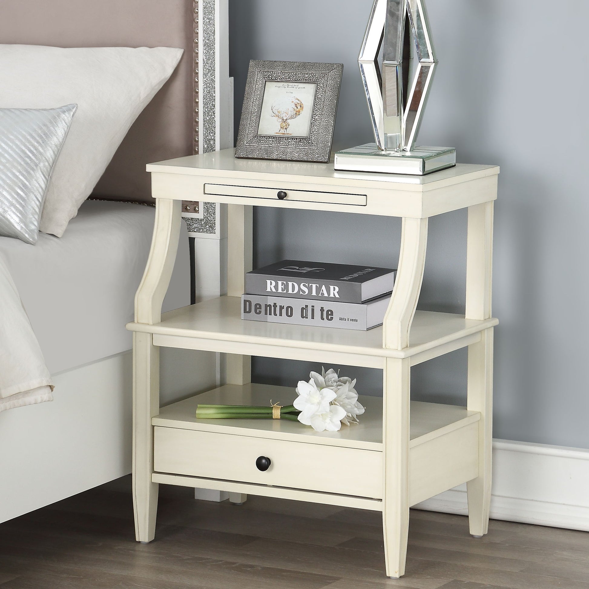 Newland - Storage Nightstand - The Sleep Loft - Online Mattress Showroom NYC