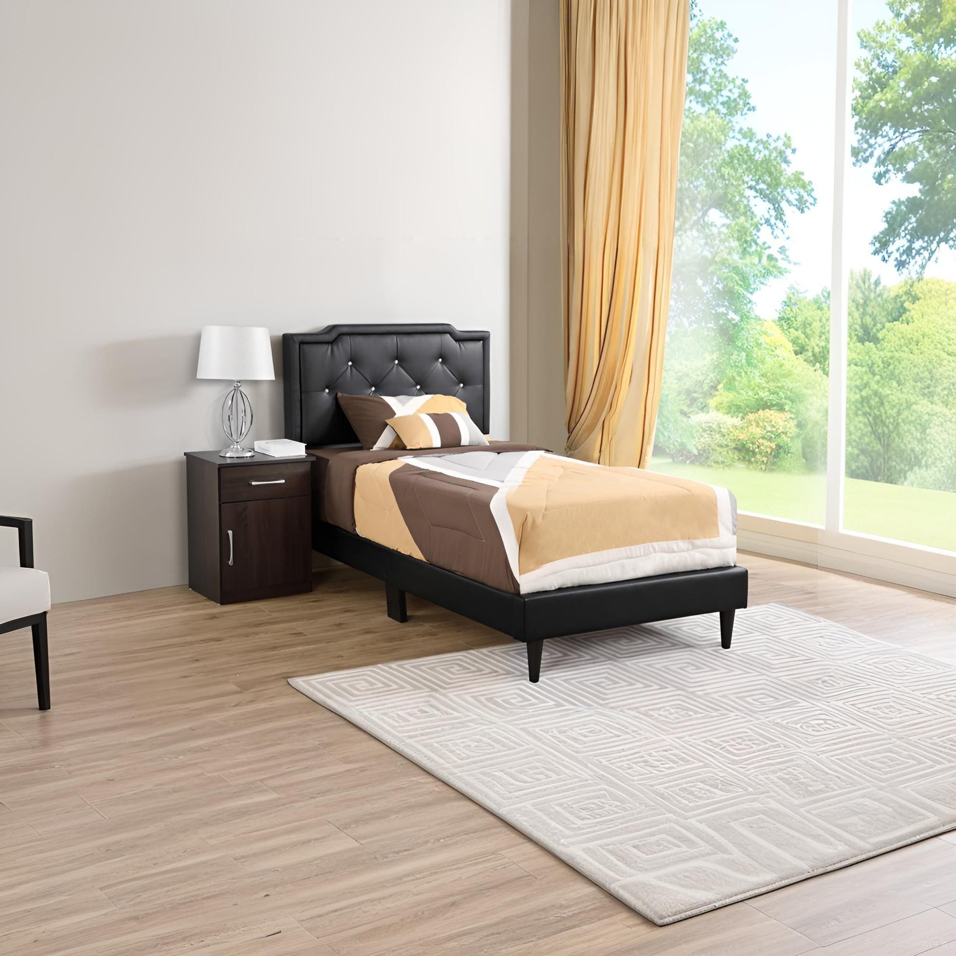 Button Tufted Bed Charming For Cozy Spaces - The Sleep Loft - Online Mattress Showroom NYC