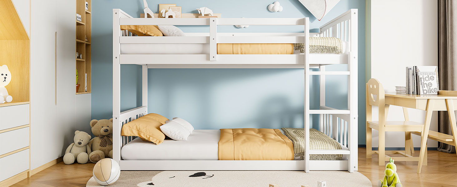 Solid Construction Bunk Bed & Ladder - The Sleep Loft - Online Mattress Showroom NYC