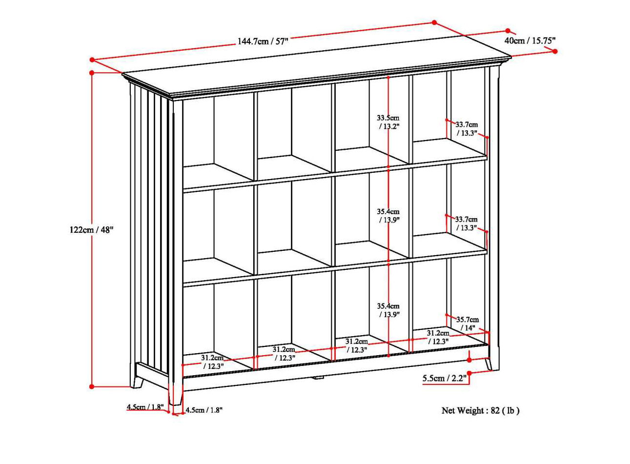 Acadian - Handcrafted Cube Storage - The Sleep Loft - Online Mattress Showroom NYC