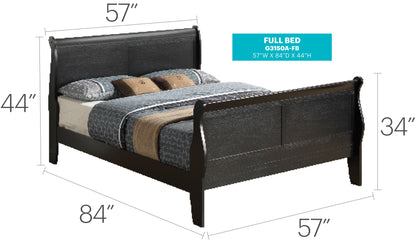 Panel Sleigh Bed - The Sleep Loft - Online Mattress Showroom NYC