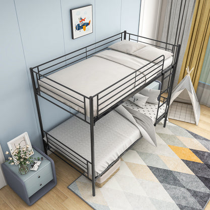 Space Saving Bunk Bed With Metal Frame And Ladder - The Sleep Loft - Online Mattress Showroom NYC