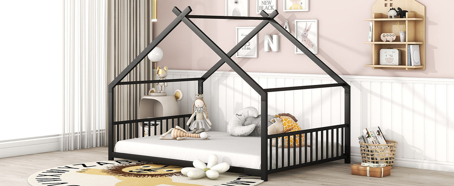 Metal House Bed - The Sleep Loft - Online Mattress Showroom NYC