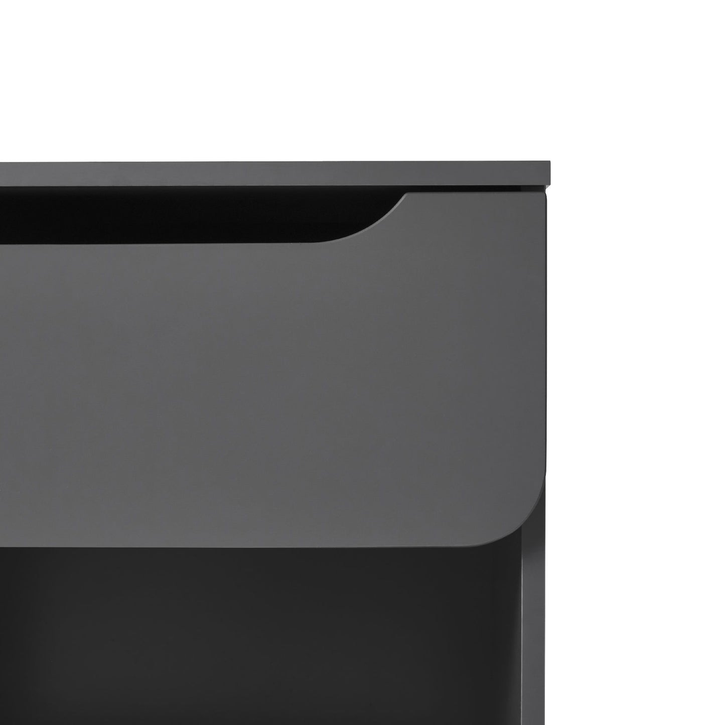 Modern Minimalist 1 Drawer Nightstand With Cubby - The Sleep Loft - Online Mattress Showroom NYC