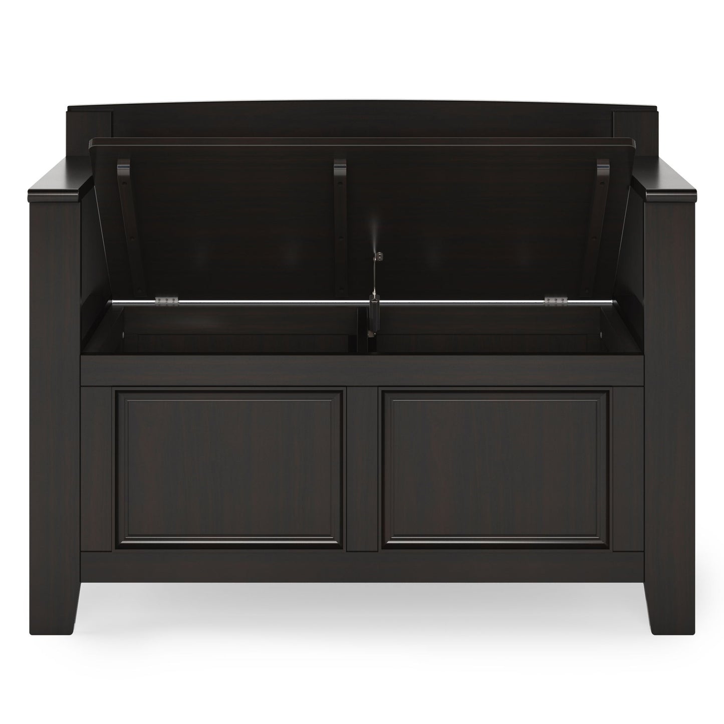 Amherst - Small Transitional Entryway Storage Bench - The Sleep Loft - Online Mattress Showroom NYC