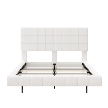 Floating Bed With Light, Soft Touch Surface - The Sleep Loft - Online Mattress Showroom NYC