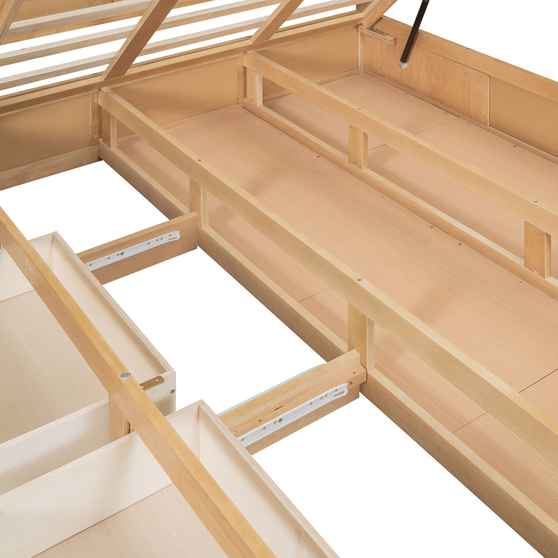 Platform Bed With Underneath Storage And 2 Drawers - The Sleep Loft - Online Mattress Showroom NYC