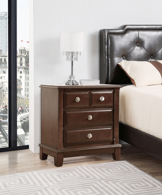 Ashford - Nightstand - Cappuccino - The Sleep Loft - Online Mattress Showroom NYC