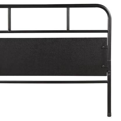 Twin Size Daybed Platform Bed Frame With Trundle Built In Casters - Black - The Sleep Loft - Online Mattress Showroom NYC