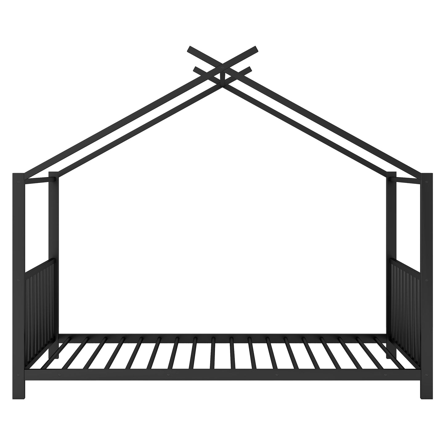 Metal House Platform Bed With Modern Design And Durable Frame - The Sleep Loft - Online Mattress Showroom NYC