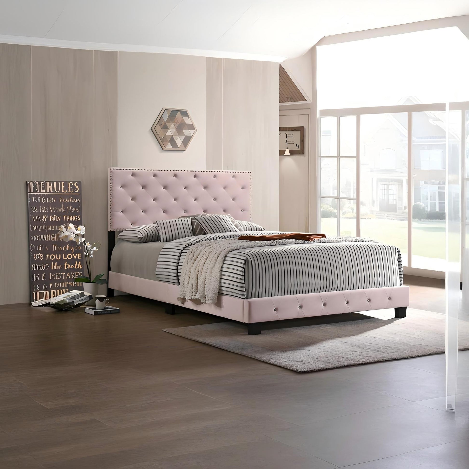 Luxurious Upholstered Bed - The Sleep Loft - Online Mattress Showroom NYC