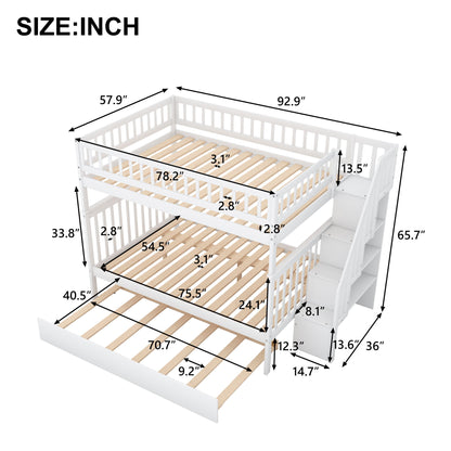 Bunk Bed With Staircase - The Sleep Loft - Online Mattress Showroom NYC