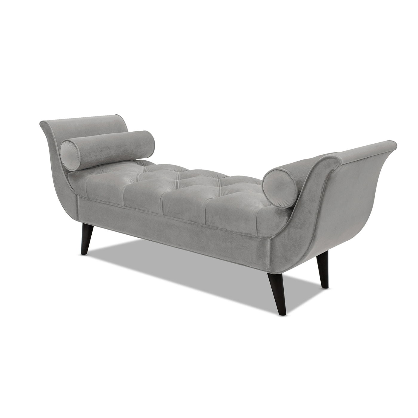 Alma - Tufted Flared Arm Entryway Bench - The Sleep Loft - Online Mattress Showroom NYC