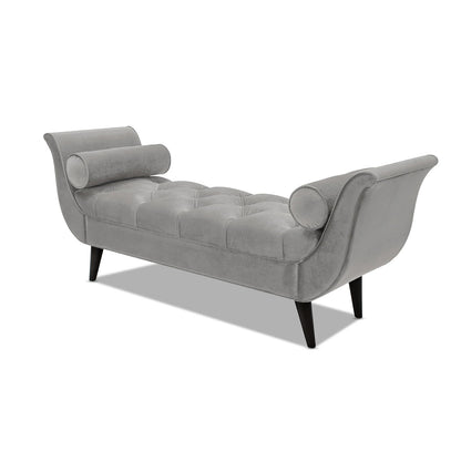 Alma - Tufted Flared Arm Entryway Bench - The Sleep Loft - Online Mattress Showroom NYC