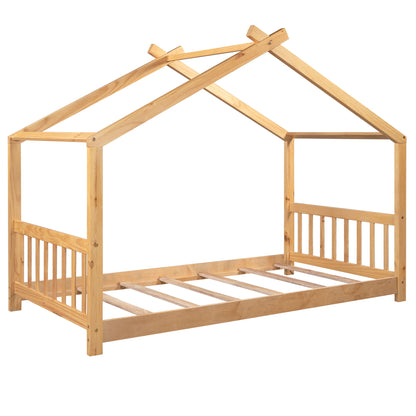 House Platform Bed With Headboard And Footboard, Roof Design - The Sleep Loft - Online Mattress Showroom NYC