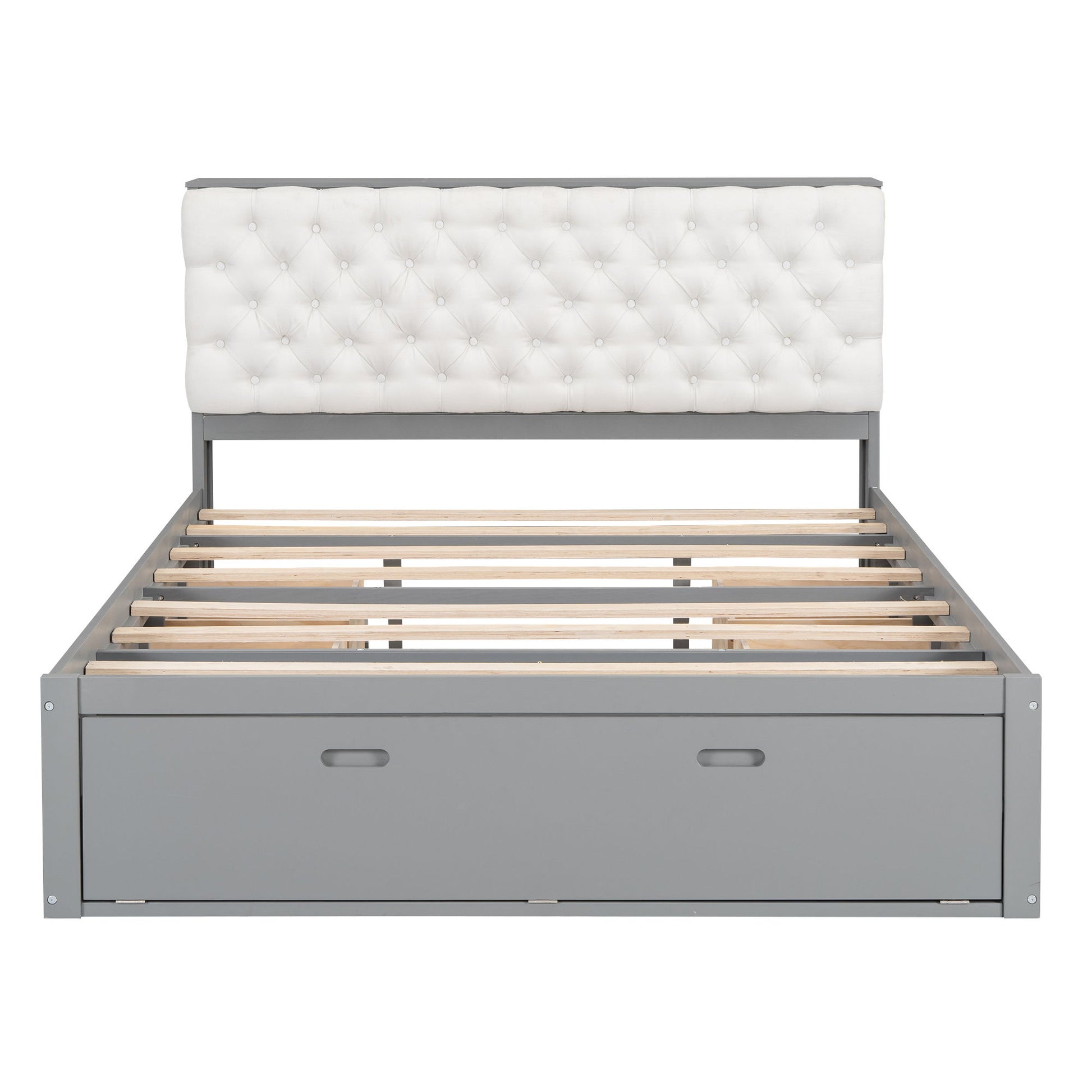 Platform Bed With Storage Headboard, Shoe Rack And 4 Drawers - The Sleep Loft - Online Mattress Showroom NYC
