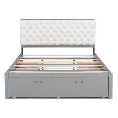 Platform Bed With Storage Headboard, Shoe Rack And 4 Drawers - The Sleep Loft - Online Mattress Showroom NYC